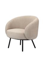 Mars Lounge Chair Beige – Luxe Fauteuil met Armleuningen – P, Huis en Inrichting, Stoelen, Ophalen, Nieuw