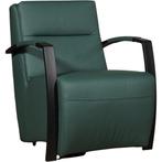 Leren fauteuil Arrival - Toledo Forrest (groen), Huis en Inrichting, Fauteuils, Nieuw, Ophalen of Verzenden, 50 tot 75 cm, Industrieel, Modern