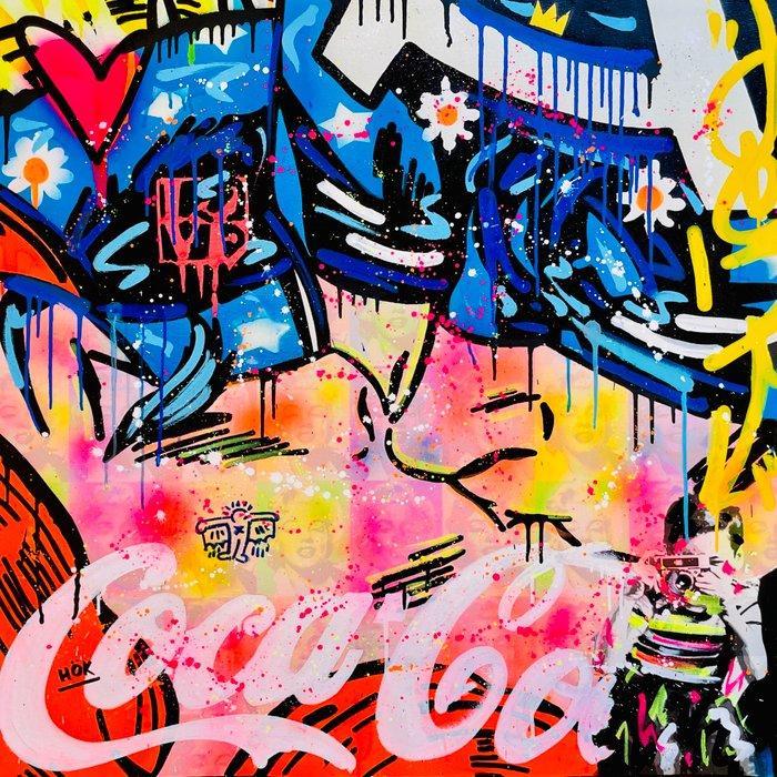 HÖK (1984) - The Captains Kiss XL (NO RESERVE PRICE), Antiek en Kunst, Kunst | Schilderijen | Modern