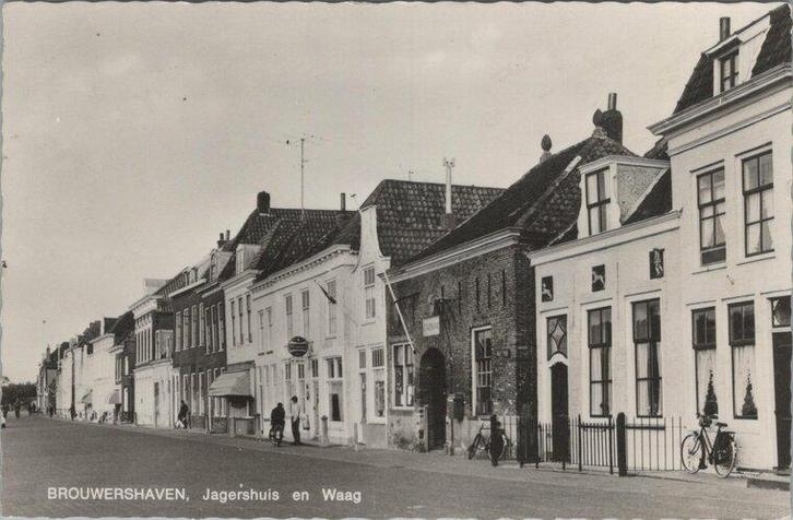 BROUWERSHAVEN - Jagershuis en Waag, Verzamelen, Ansichtkaarten | Nederland, Verzenden