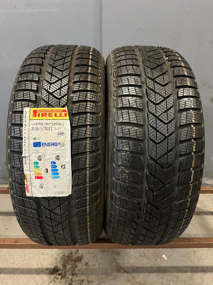 Nieuwe Pirelli Scottozero 3 banden, maat 215/55R17 94H, Auto-onderdelen, Banden en Velgen, 17 inch, Winterbanden, 215 mm, Personenwagen