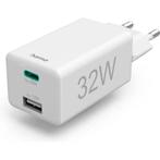 Hama Snellader - 32W Oplader met 2 poorten - 1x USB-C PD, 1x, Ophalen of Verzenden, Zo goed als nieuw