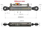 Hydraulische Topstang Cat. 1 (460 - 670 mm) met, Ophalen of Verzenden, Nieuw, Overige merken