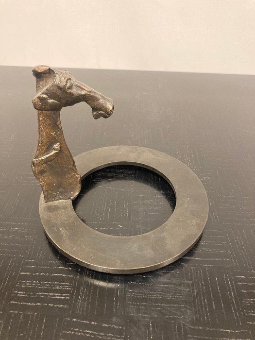 Harry Storms (1945) - Cirkel met paardenhoofd, Antiek en Kunst, Kunst | Designobjecten