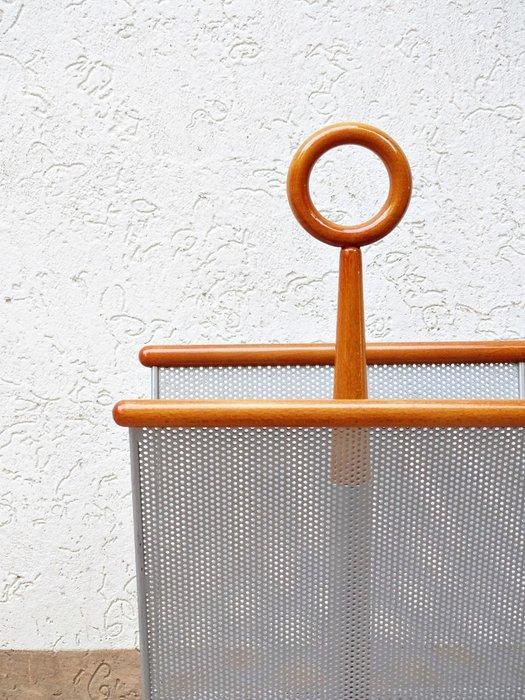 Tijdschriftenhouder - Kersenhout - Manifattura Italiana, Antiek en Kunst, Kunst | Designobjecten