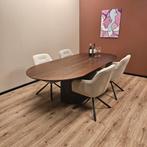 Eettafel Cuba Mangohout | Ovaal | 240cm |, Huis en Inrichting, Tafels | Eettafels, 100 tot 150 cm, Ophalen of Verzenden, Vijf personen of meer