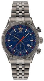 Versace VE2U00722 Hellenyium Chrono horloge 43 mm, Overige merken, Staal, Verzenden, Polshorloge