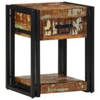 vidaXL Nachtkastje Multikleur 40 x 35 x 50 cm massief, Huis en Inrichting, Minder dan 45 cm, Verzenden, Nieuw, Minder dan 55 cm