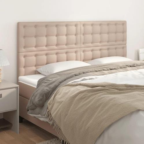 vidaXL Hoofdborden 4 st 80x5x78/88 cm kunstleer, Huis en Inrichting, Slaapkamer | Bedden, Bruin, Nieuw, Overige materialen, Verzenden