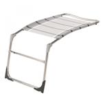 2 stuks Dukdalf Voetenbank Sampler Grijs/Wit 0649, Caravans en Kamperen, Ophalen of Verzenden, Nieuw