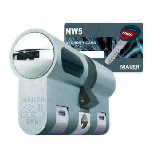 Mauer profielcilinder new wave / 3 sterren cilinder / skg***, Doe-het-zelf en Verbouw, Hang- en Sluitwerk, Slot, Nieuw, Overige materialen
