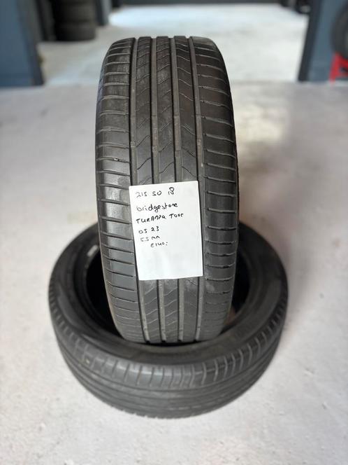 215/50/18 BRIDGESTONE TURANZA T005 5,5MM 2 STUKS 140,- (0523, Auto-onderdelen, Banden en Velgen, 18 inch, BOVAG lid, Stiba lid