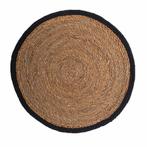 Wanddecoratie zeegras cirkel naturel/zwart Jul, Verzenden, Nieuw