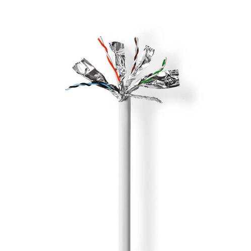 Netwerkkabel CAT7 S/ FTP kabel vaste koperkern 50 m. LSZH, Computers en Software, Pc- en Netwerkkabels, Nieuw, Verzenden