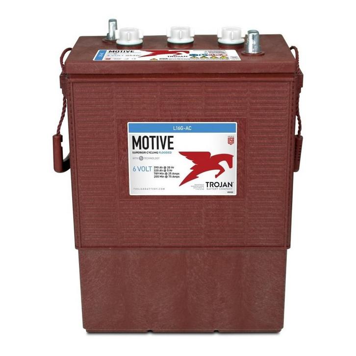 Trojan L16G-AC Deep-Cycle accu 6 volt 390 ah, Zakelijke goederen, Machines en Bouw | Heftrucks en Intern transport, Ophalen of Verzenden