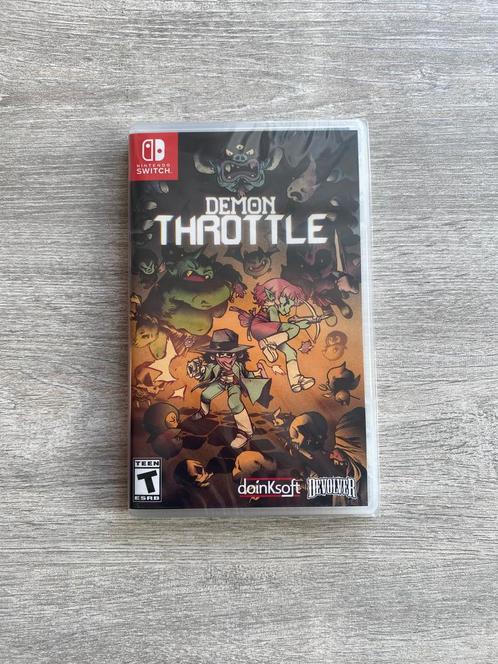 Demon throttle / Special reserve games / Switch / 10000 c..., Spelcomputers en Games, Games | Nintendo Switch, Nieuw, Verzenden