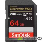 SanDisk Extreme PRO 64GB SDXC Geheugenkaart, Computers en Software, Nieuw, Verzenden