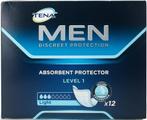 TENA MEN ABSORBENT PROTECTOR LEVEL 1 LIGHT VERBAND PAK 12 .., Sieraden, Tassen en Uiterlijk, Uiterlijk | Lichaamsverzorging, Nieuw