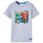 vidaXL Kindershirt 116 grijs, Verzenden, Nieuw