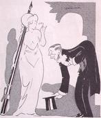 Spotprent met William Westerman op het P.E.N.-congres, Antiek en Kunst, Verzenden