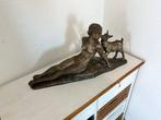 A. MORLON - Art Deco - Figuur - Brons