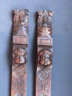 Reliëf, Pilaster, snijwerk - 74.5 cm - Eik