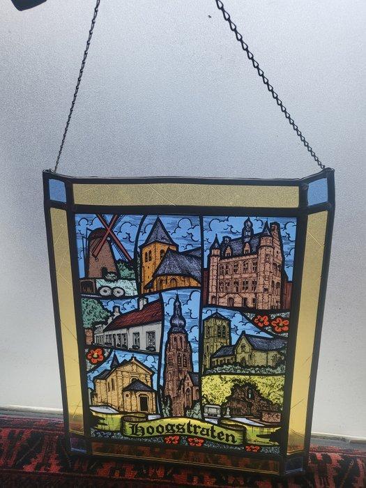 Geïnspireerd door de antieke stijl Glas-in-loodraam -, Antiek en Kunst, Curiosa en Brocante