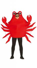 Krab Kostuum Rood Heren, Verzenden, Nieuw
