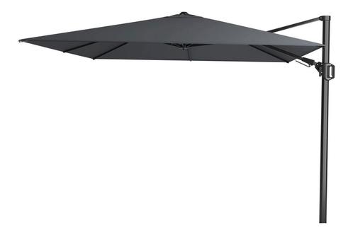 Platinum Challenger parasol T2 - 3x3 m. - Antraciet, Tuin en Terras, Parasols, Zweefparasol, Nieuw, Kantelbaar, Verzenden