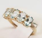 Zonder Minimumprijs - Ring - 14 karaat Geel goud Aquamarijn, Sieraden, Tassen en Uiterlijk, Ringen, Nieuw