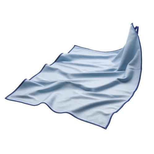 GGM Gastro | (10 stuks) Microvezeldoek Poets-/Theedoek blauw, Huis en Inrichting, Keuken | Textiel, Blauw, Nieuw, Theedoek of Handdoek