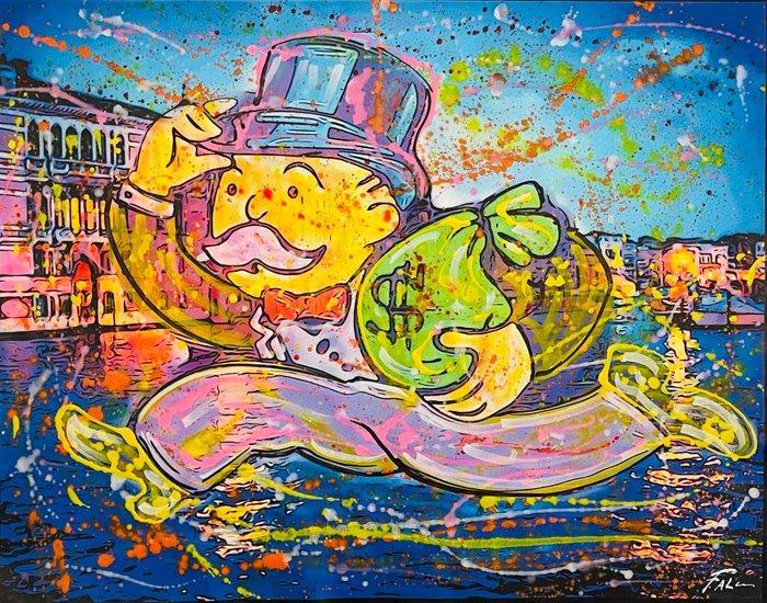 Joaquim Falco - Mr.Monopoly in Venezia. XXL, Antiek en Kunst, Kunst | Designobjecten