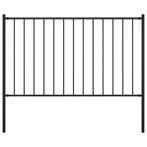 vidaXL Schuttingpaneel met palen gepoedercoat staal 1,7x0,75, Tuin en Terras, Verzenden, Nieuw, IJzer, Minder dan 1 meter