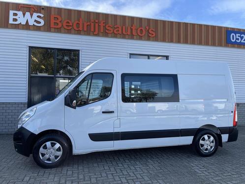 Renault Master T35 2.3 dCi 130pk L2H2 DC 6 persoons / vaste, Auto's, Renault, Onderhoudsboekje, Lease, Handgeschakeld, Overige carrosserieën
