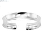 Zilveren hoogglans curve klemarmband 12 mm, Sieraden, Tassen en Uiterlijk, Armbanden, Verzenden, Nieuw, Zilver