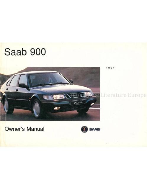 1994 SAAB 900 INSTRUCTIEBOEKJE ENGELS, Auto diversen, Handleidingen en Instructieboekjes