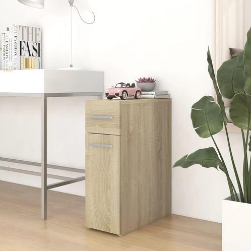 vidaXL Apothekerskast 20x45,5x60 cm bewerkt hout sonoma, Huis en Inrichting, Kasten | Overige, Nieuw, Verzenden