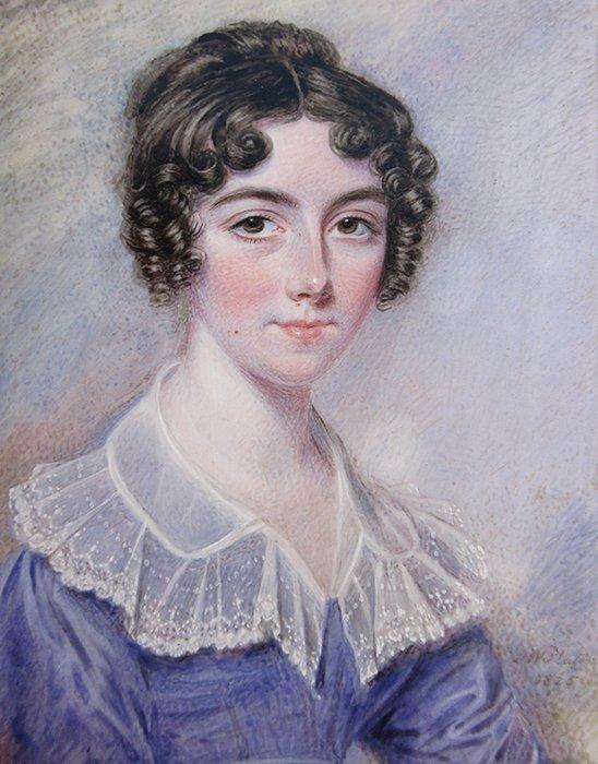 Isaac Wane Slater (1784/85-1836) - Portrait of Miss Truman, Antiek en Kunst, Kunst | Schilderijen | Klassiek