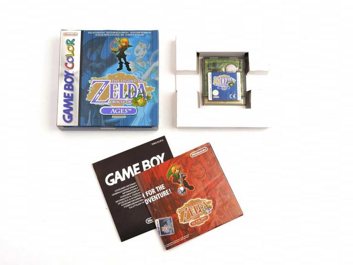The Legend of Zelda Oracle of Ages [Gameboy Color], Spelcomputers en Games, Games | Nintendo Game Boy, Zo goed als nieuw, Ophalen of Verzenden