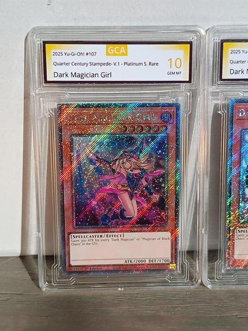 Konami - 2 Card - Yu-Gi-Oh! - 2 Dark Magician Girl (Yugioh), Verzamelen, Overige Verzamelen