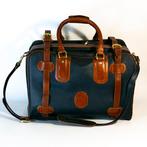 C. Bartolomei - Borsa vintage italiana in pelle e tessuto -
