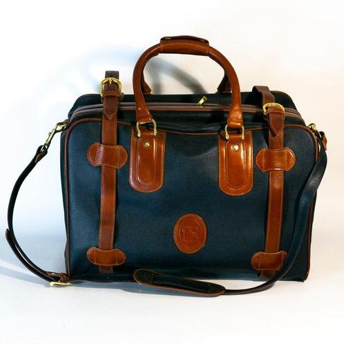 C. Bartolomei - Borsa vintage italiana in pelle e tessuto -, Antiek en Kunst, Curiosa en Brocante