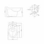 Wandcloset Hestia 54 Cm, Ophalen of Verzenden, Nieuw