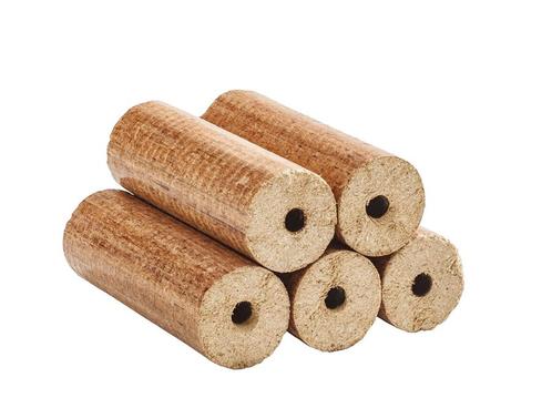 Ronde berk briketten halve pallet 48 pakken x 10 kg (480 kg), Tuin en Terras, Haardhout, Blokken, Minder dan 3 m³, Ophalen of Verzenden