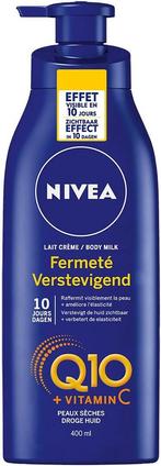 NIVEA VERSTEVIGEND Q10 BODY MILK POMP 400 ML, Verzenden, Nieuw