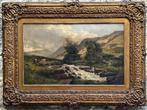 James Peel (1811-1906) - Paesaggio con cascata, Antiek en Kunst, Kunst | Schilderijen | Klassiek