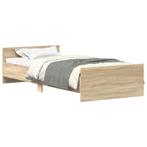 Bedframe Zonder Matras 90x190 - Retourdeal! Kwaliteit voo..., Huis en Inrichting, 90 cm, Eenpersoons, Bruin, Nieuw