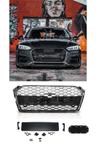 RS5 Look Bumper Front Grill Black Edition voor Audi A5 B9