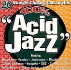 cd digi - Various - 100 proc.  Acid Jazz, Zo goed als nieuw, Verzenden