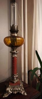 KS - Petroleumlamp - Tin, Glas